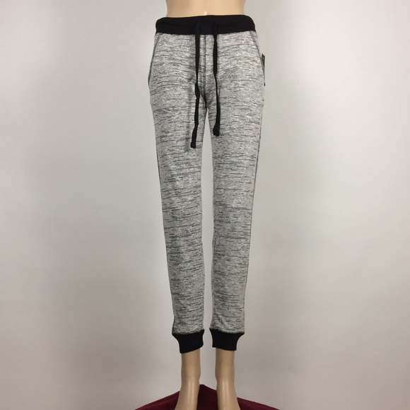Heather Gray Blu Rock NY Cropped Joggers - Picture 2 of 6